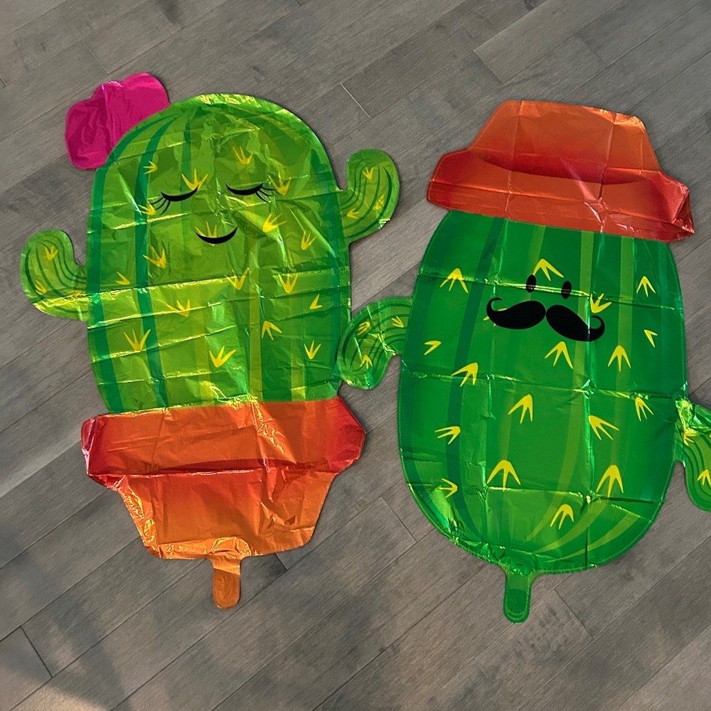 Lot of Foil Balloons - Fiesta Themed - NEW